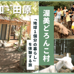 地球１個分の暮らしを体感する「渥美どろんこ村」